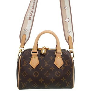 Louis Vuitton 2way Speedy Bandouliere Monogram Leather canvas Brown